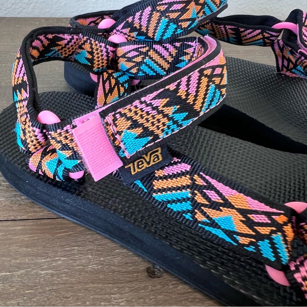 Teva Multicolor Patterned Sandals - image 4